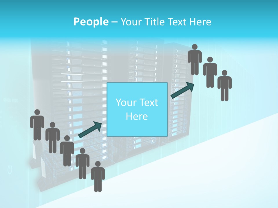 High Networking Cpu PowerPoint Template