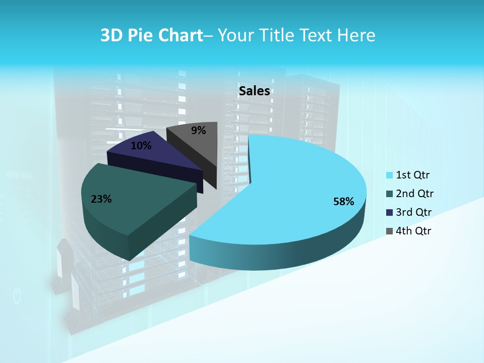 High Networking Cpu PowerPoint Template