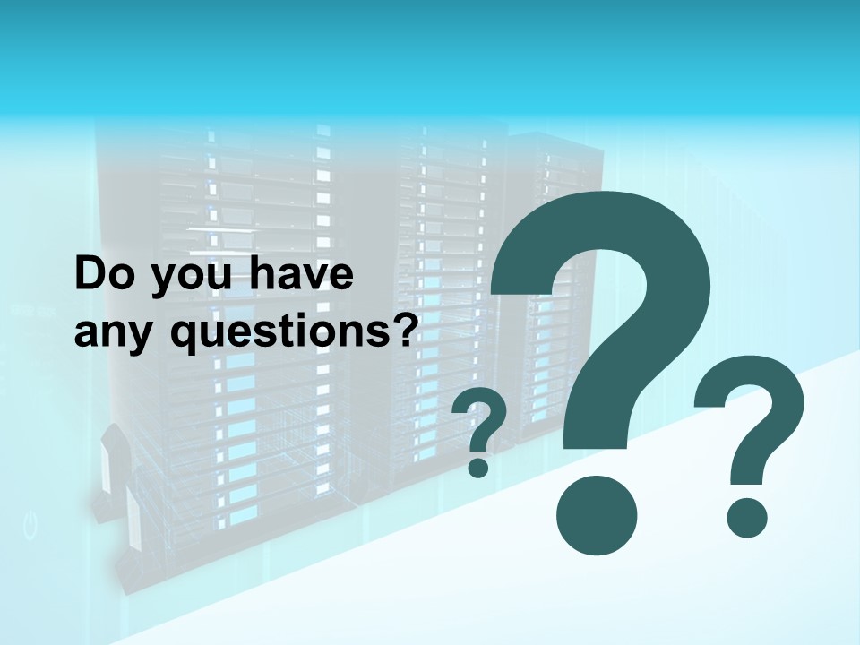 High Networking Cpu PowerPoint Template