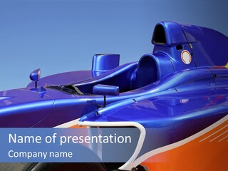 Champion Racer Rally PowerPoint Template