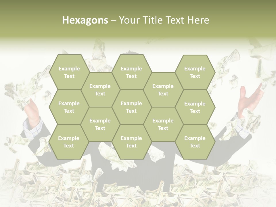 White Falling Smart PowerPoint Template