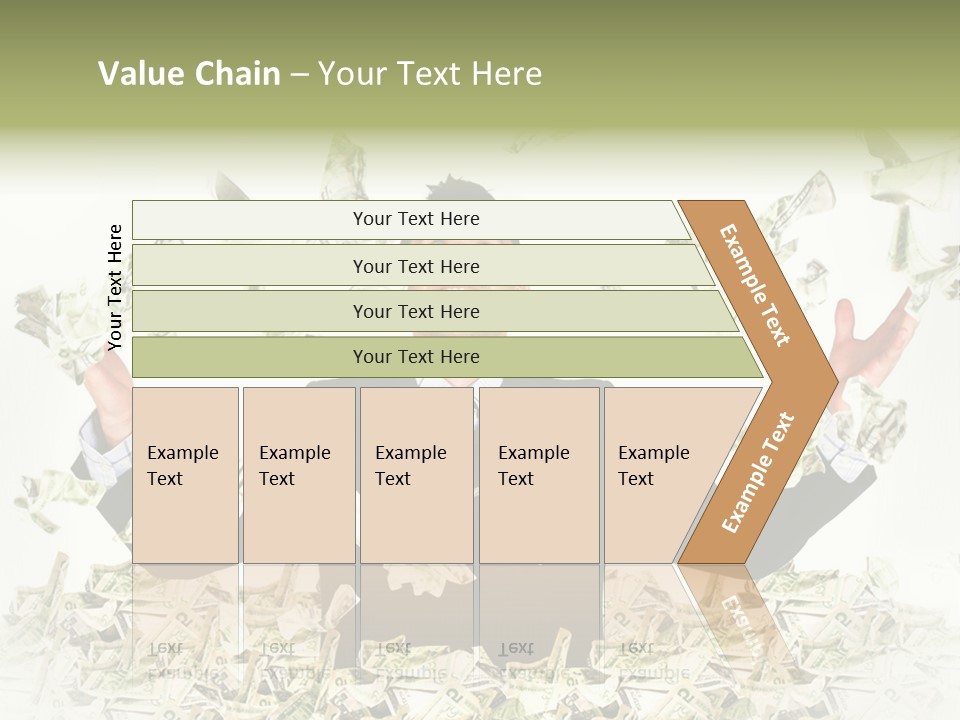White Falling Smart PowerPoint Template