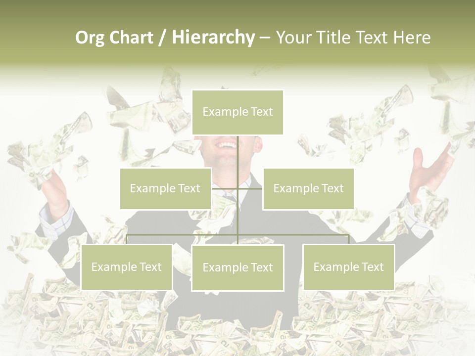 White Falling Smart PowerPoint Template