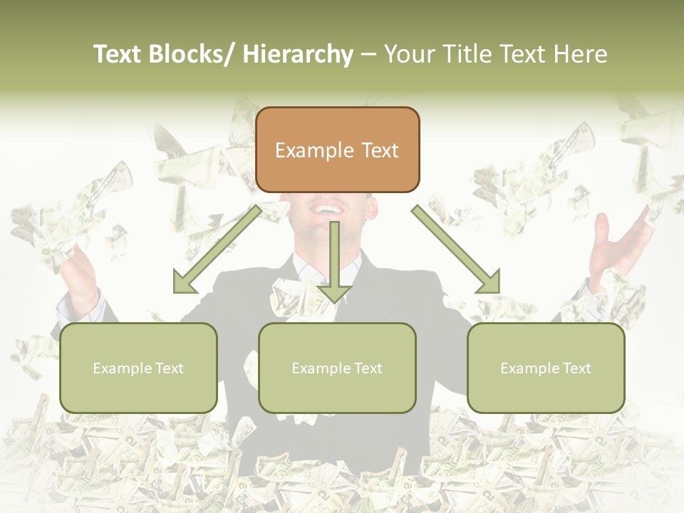 White Falling Smart PowerPoint Template