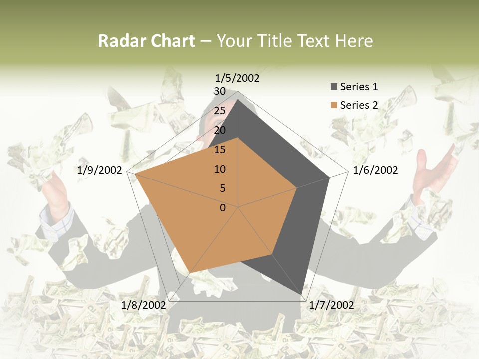 White Falling Smart PowerPoint Template