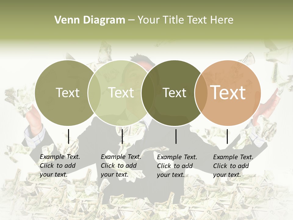 White Falling Smart PowerPoint Template