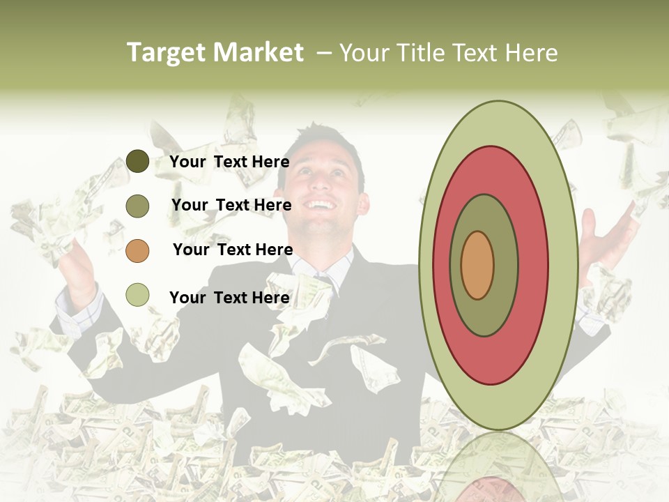 White Falling Smart PowerPoint Template