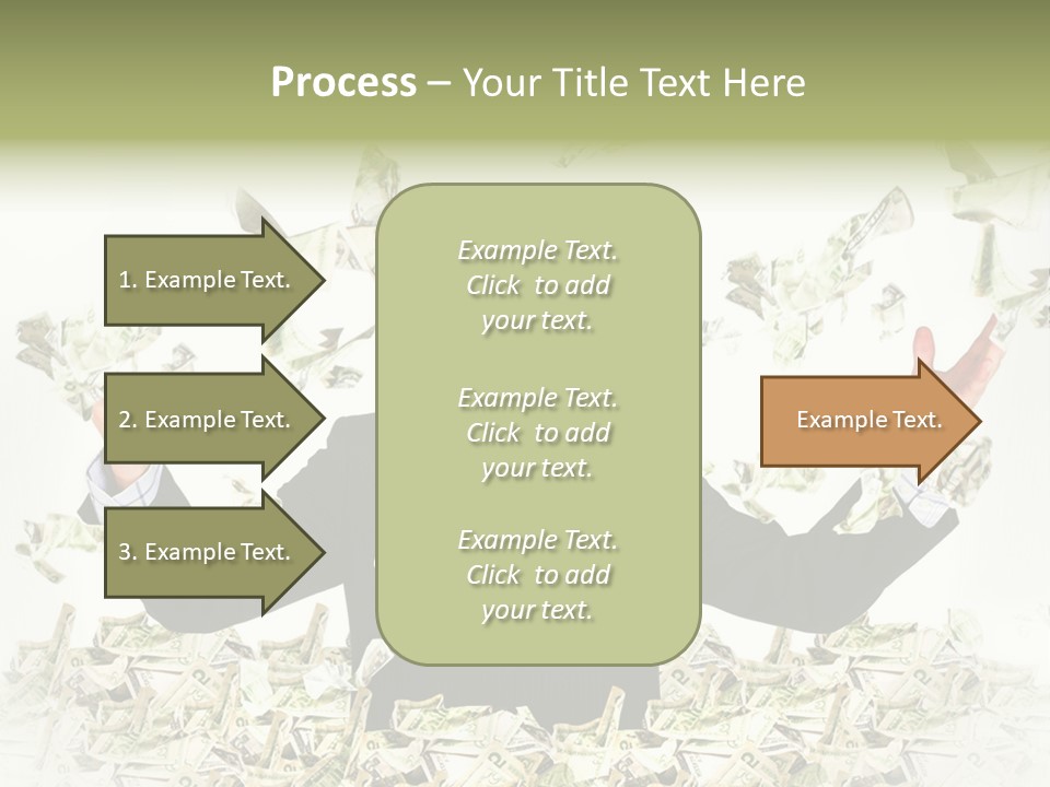 White Falling Smart PowerPoint Template