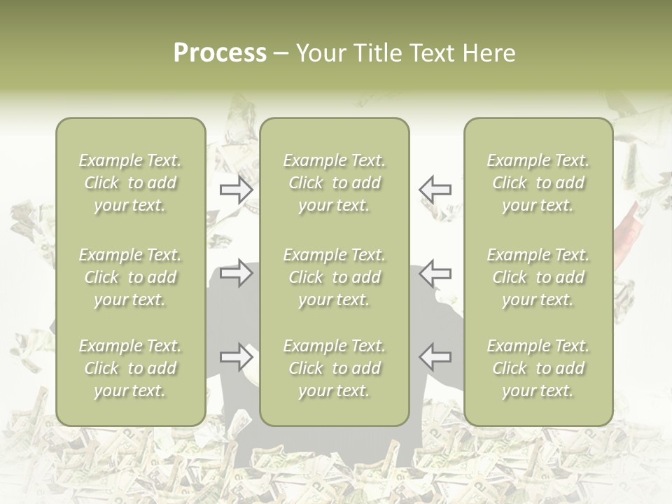 White Falling Smart PowerPoint Template