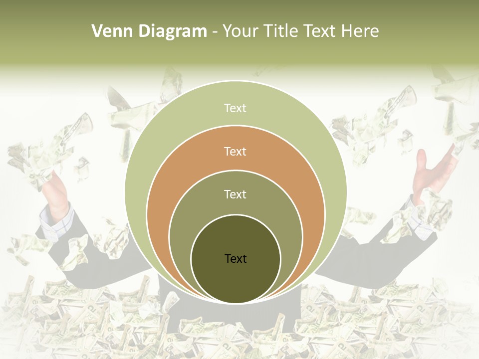 White Falling Smart PowerPoint Template