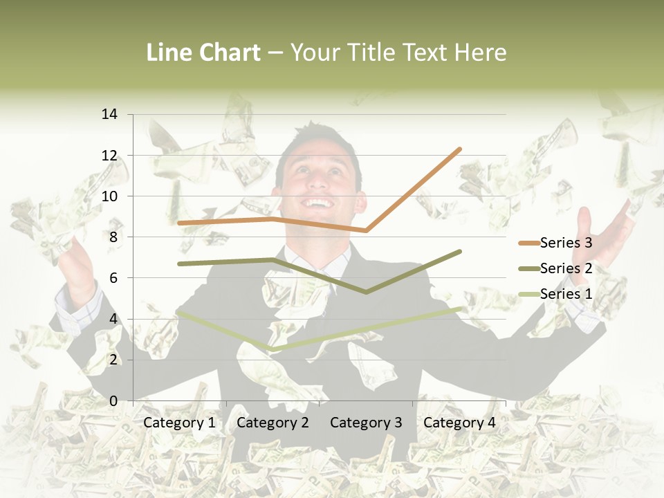 White Falling Smart PowerPoint Template
