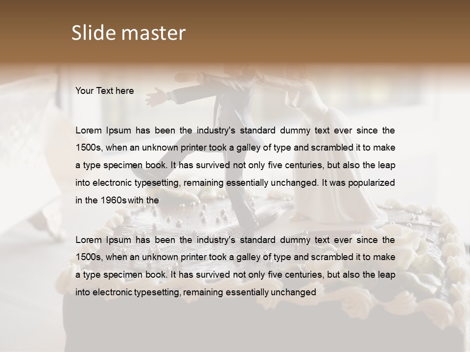 Table Marriage Background PowerPoint Template