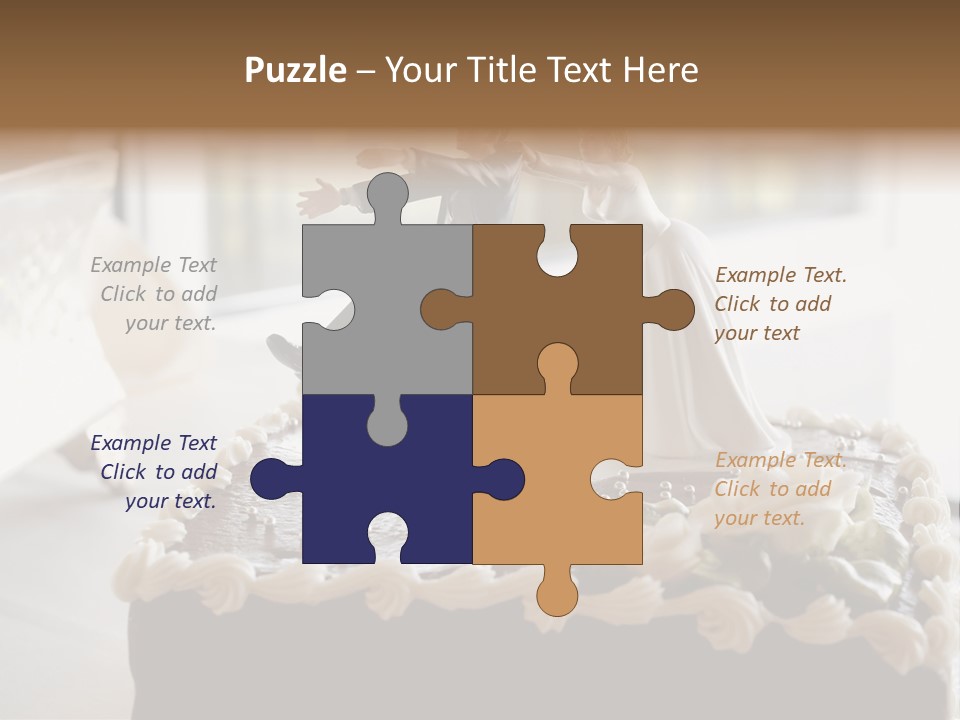 Table Marriage Background PowerPoint Template