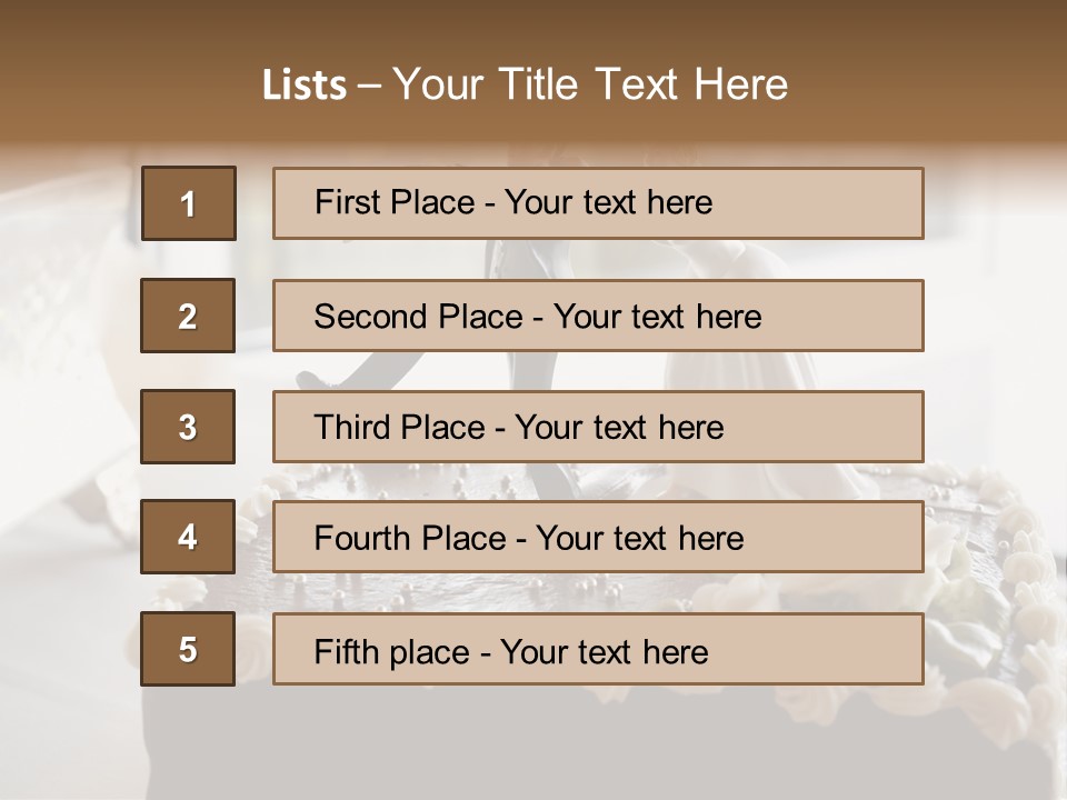 Table Marriage Background PowerPoint Template