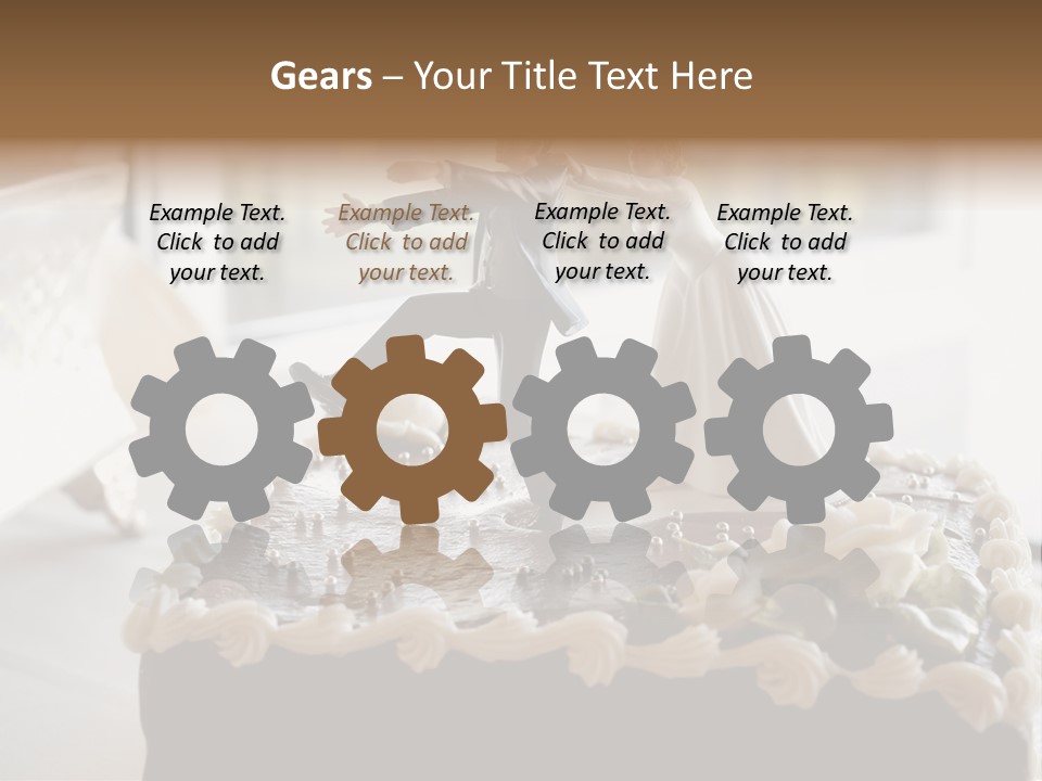 Table Marriage Background PowerPoint Template