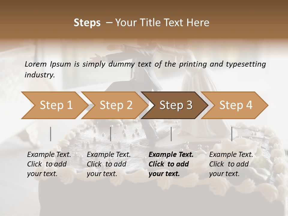 Table Marriage Background PowerPoint Template