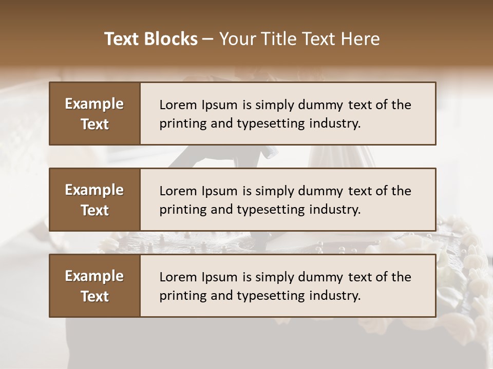 Table Marriage Background PowerPoint Template