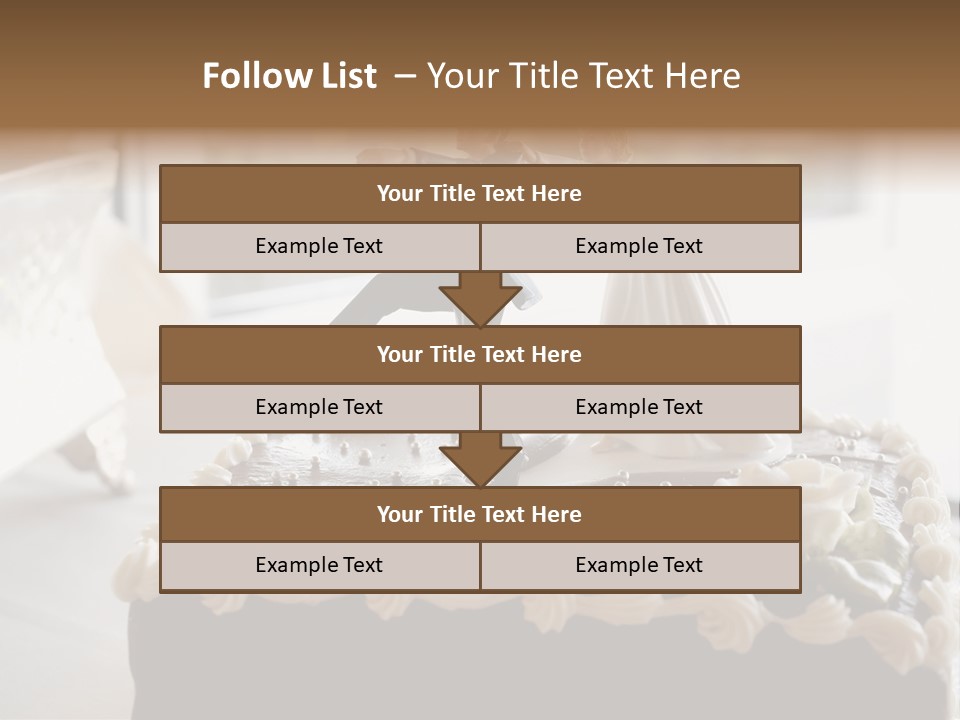 Table Marriage Background PowerPoint Template
