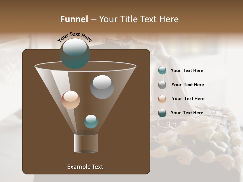 Table Marriage Background PowerPoint Template