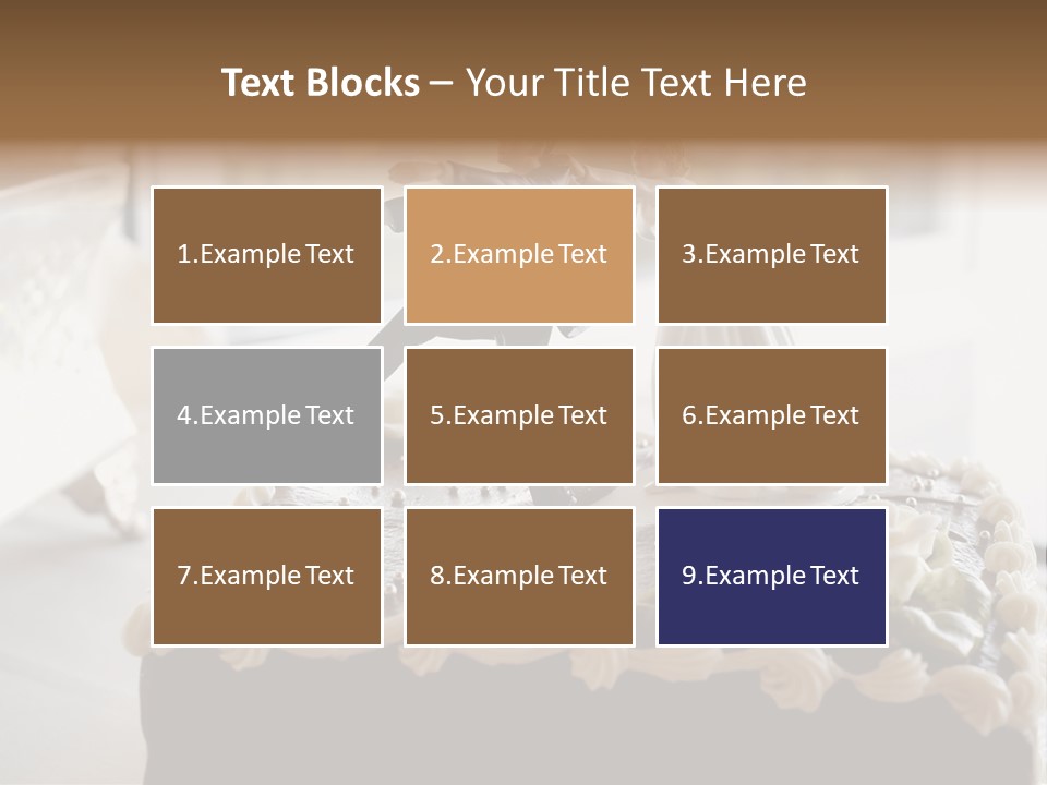 Table Marriage Background PowerPoint Template