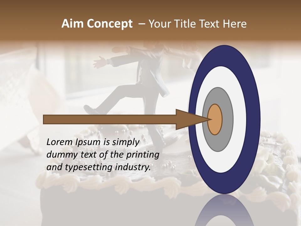 Table Marriage Background PowerPoint Template