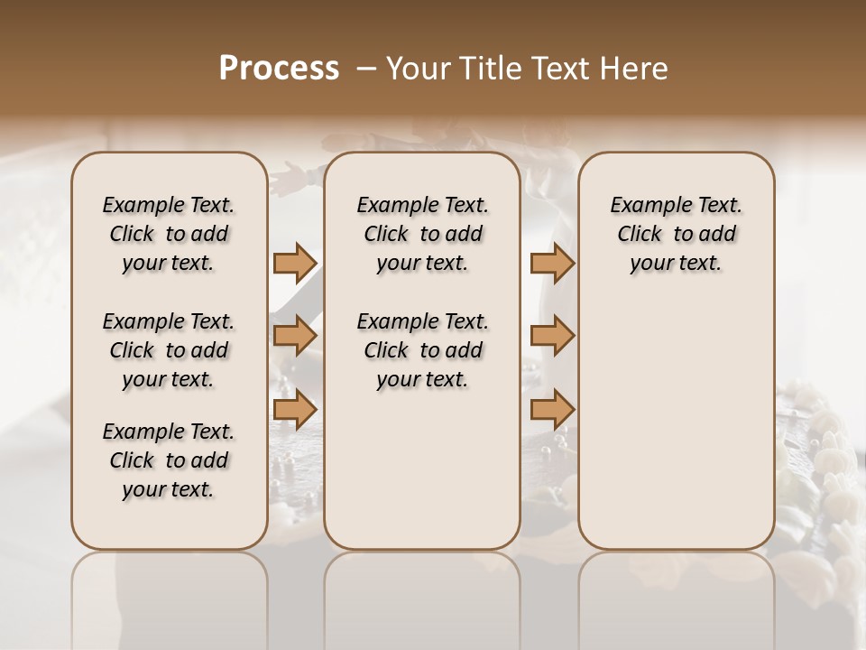 Table Marriage Background PowerPoint Template