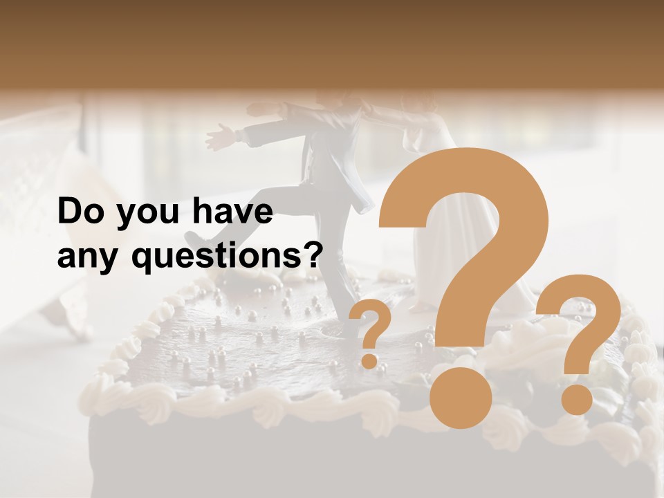 Table Marriage Background PowerPoint Template