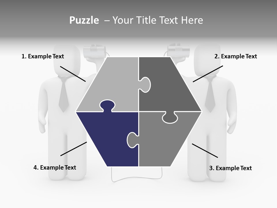 Communication Necktie Tie PowerPoint Template