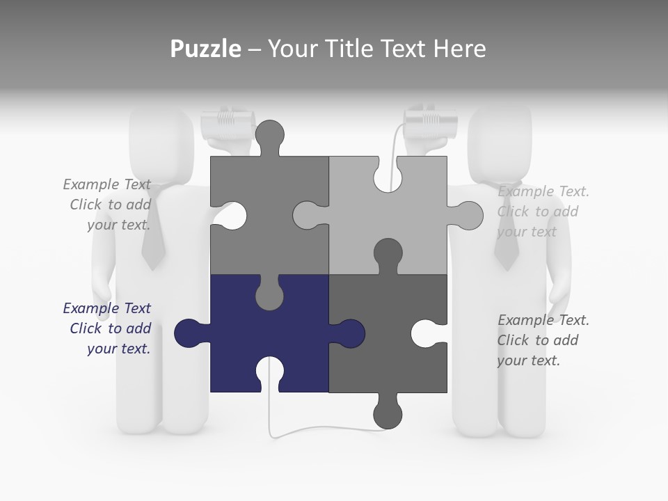 Communication Necktie Tie PowerPoint Template