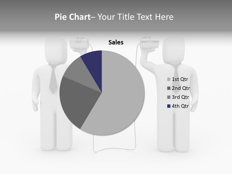 Communication Necktie Tie PowerPoint Template