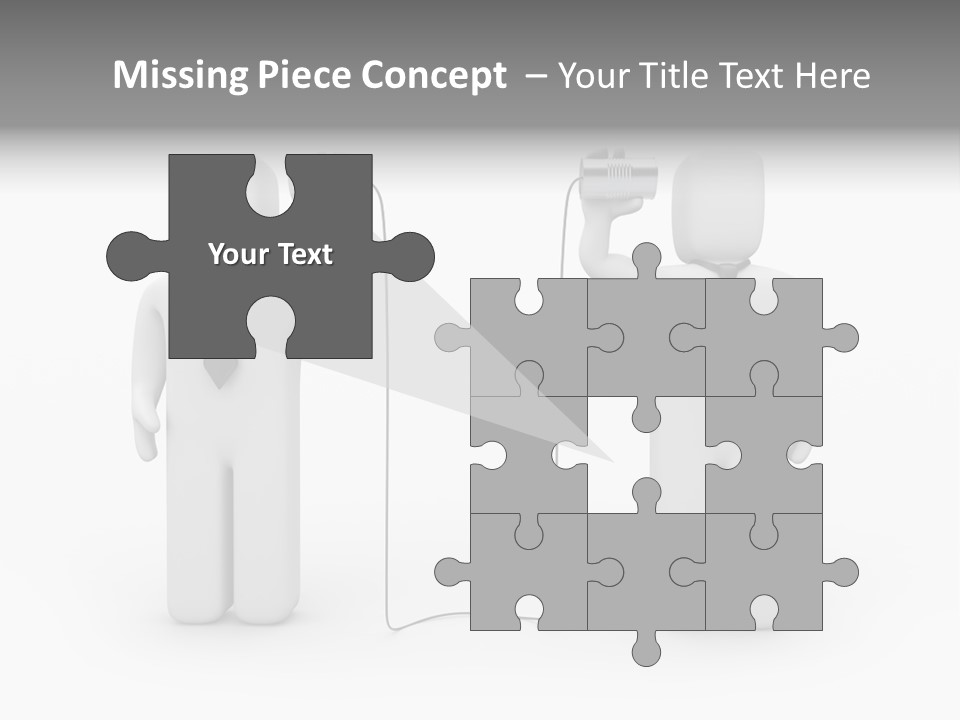 Communication Necktie Tie PowerPoint Template