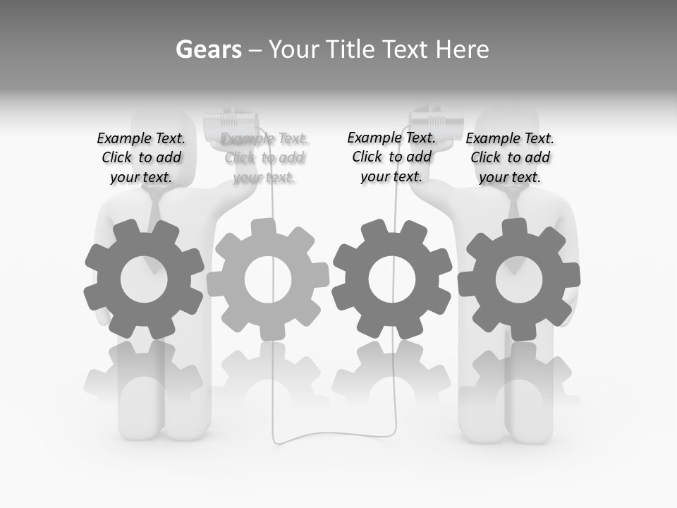 Communication Necktie Tie PowerPoint Template