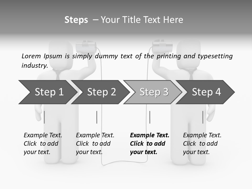 Communication Necktie Tie PowerPoint Template