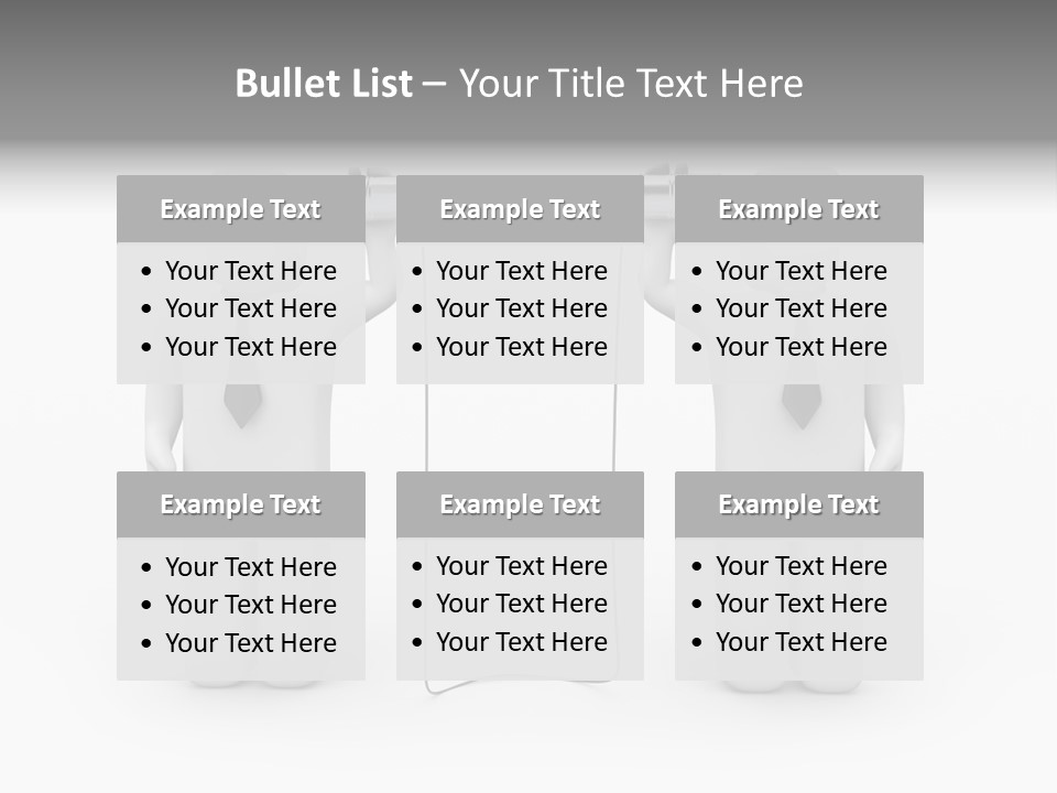 Communication Necktie Tie PowerPoint Template