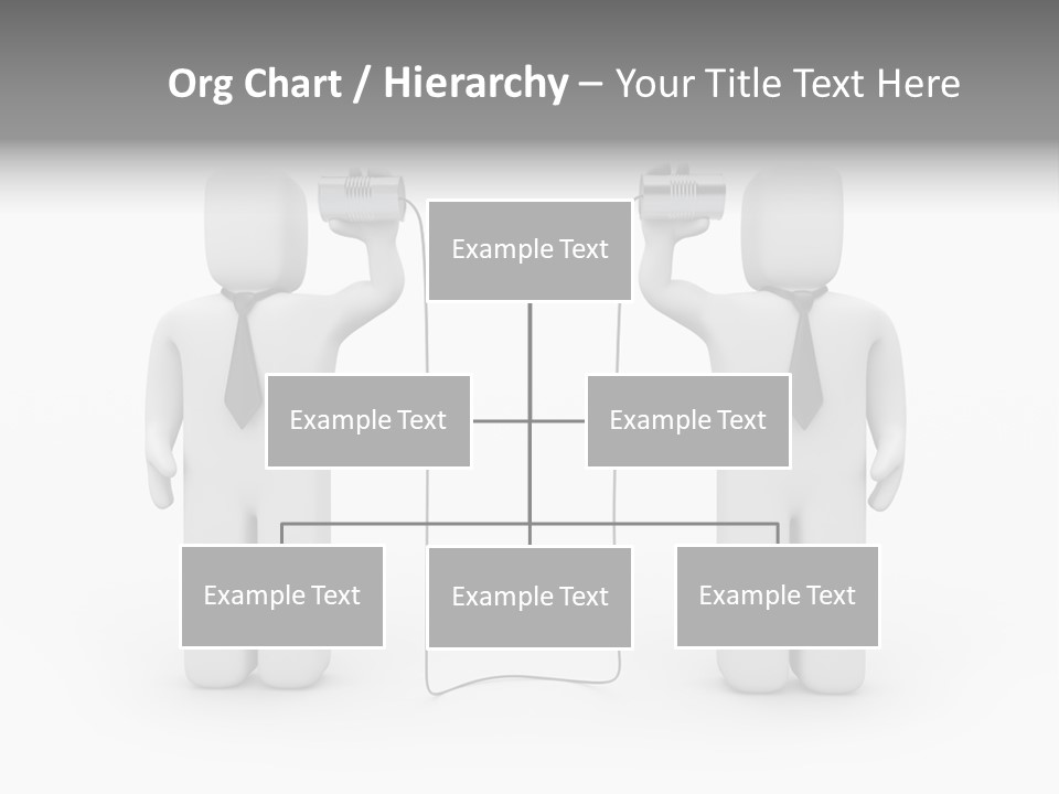 Communication Necktie Tie PowerPoint Template