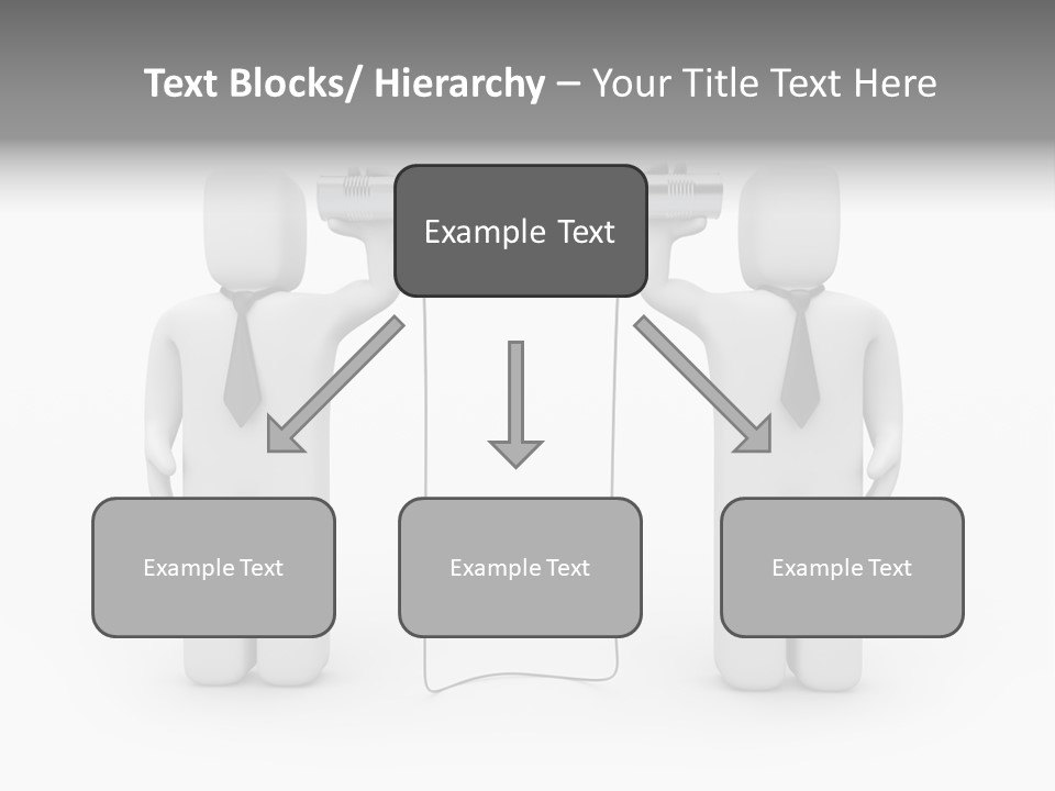 Communication Necktie Tie PowerPoint Template