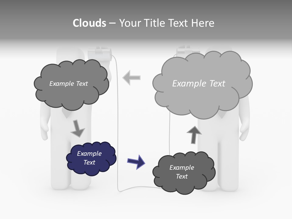 Communication Necktie Tie PowerPoint Template