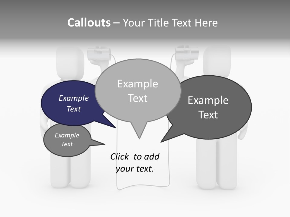 Communication Necktie Tie PowerPoint Template