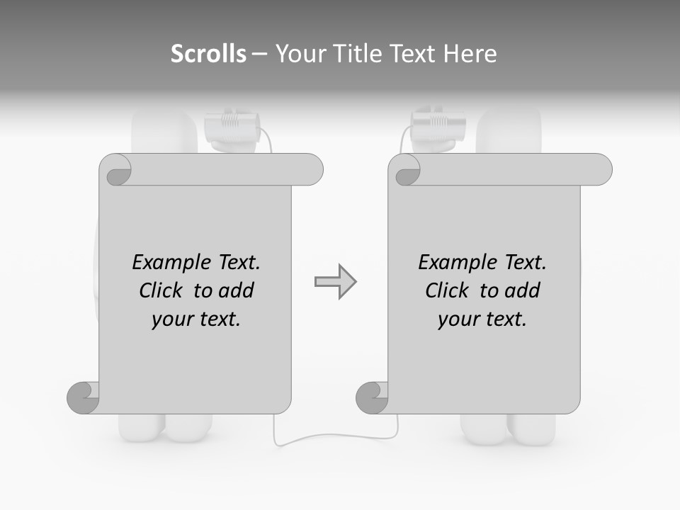 Communication Necktie Tie PowerPoint Template