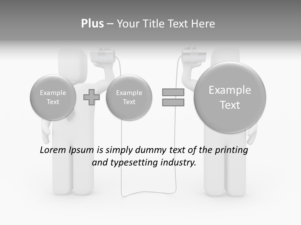 Communication Necktie Tie PowerPoint Template