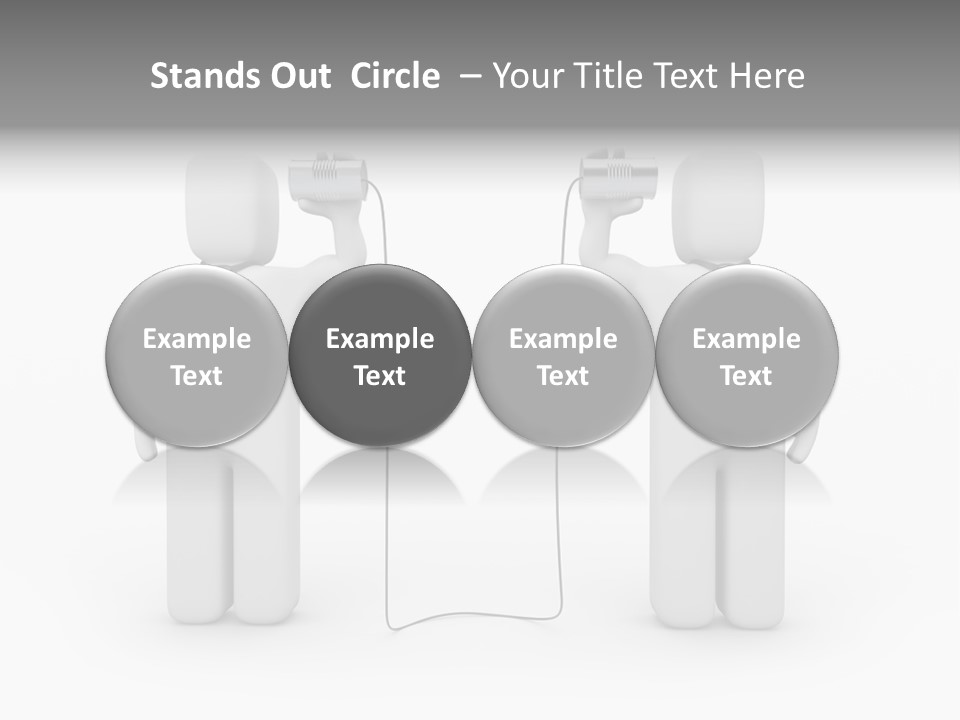 Communication Necktie Tie PowerPoint Template