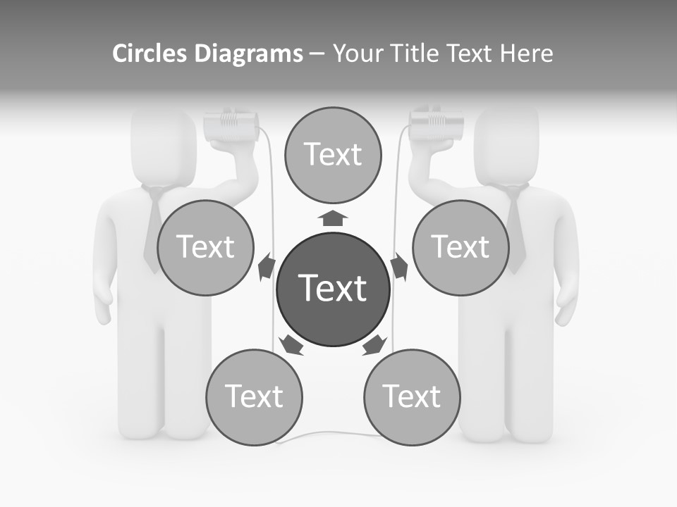 Communication Necktie Tie PowerPoint Template