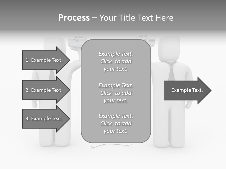 Communication Necktie Tie PowerPoint Template