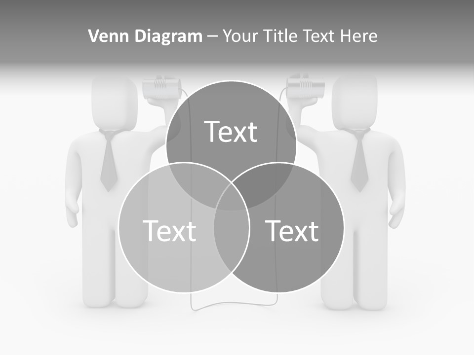 Communication Necktie Tie PowerPoint Template