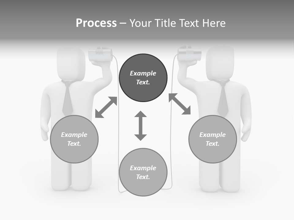 Communication Necktie Tie PowerPoint Template