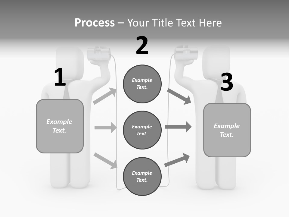 Communication Necktie Tie PowerPoint Template