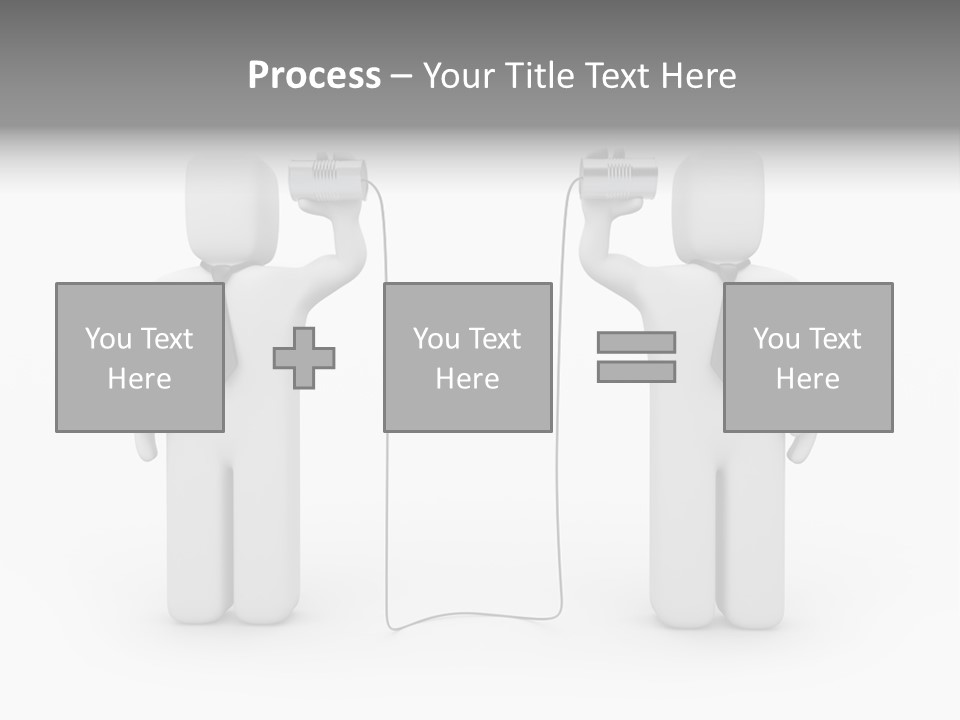 Communication Necktie Tie PowerPoint Template