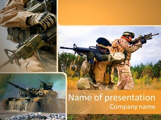 Force Goggles Marksman PowerPoint Template