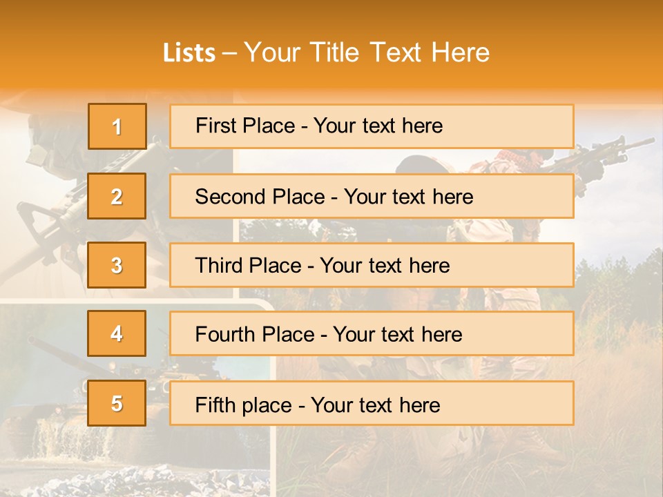 Force Goggles Marksman PowerPoint Template