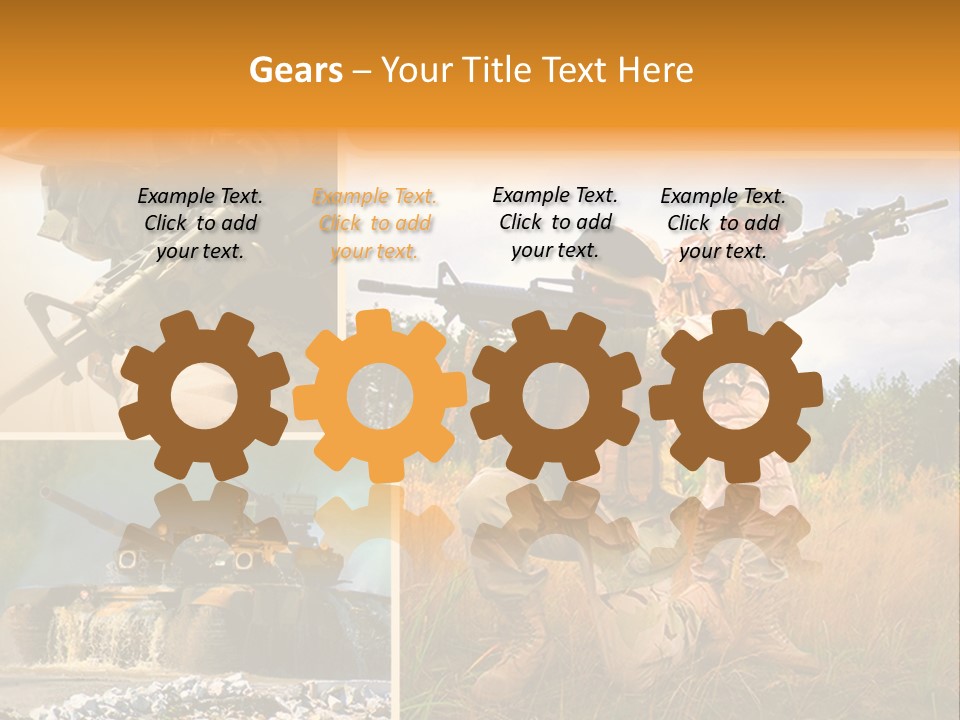 Force Goggles Marksman PowerPoint Template